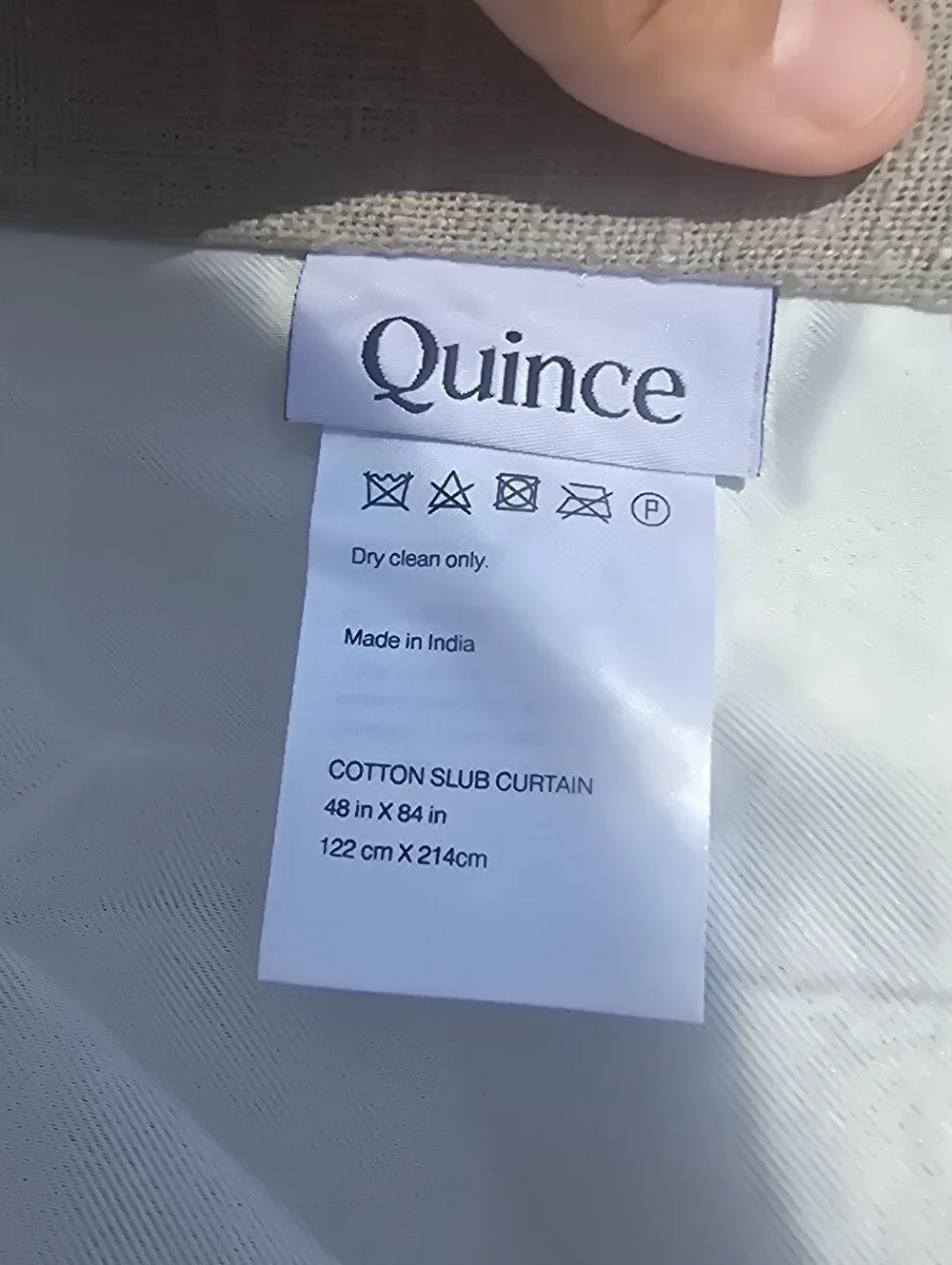 Quince Cotton Slub Room Darkening Curtain 48 x 84 Gray 48